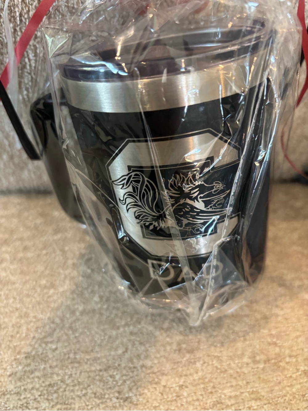 Gamecocks Dad University Of South Carolina Logo Stainless Steel Coffee Cup New